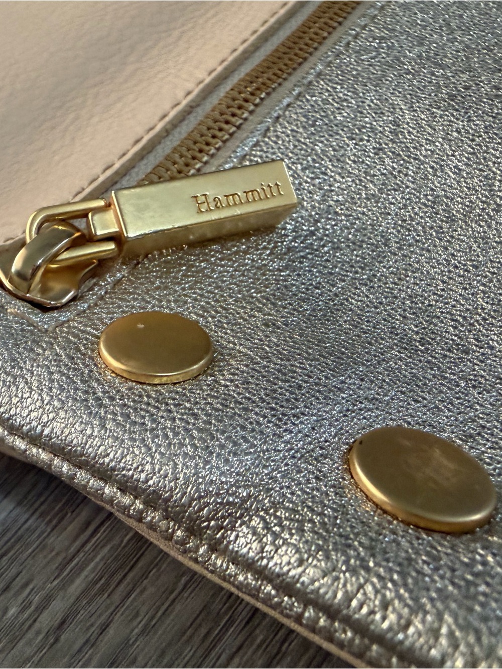 Hammitt Dillon Reversable Crossbody Pewter - Picture 12 of 14